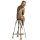 Art Deco Bronzefigur Frau auf Hocker