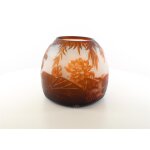 Vase Kameeglas Seerosenteich