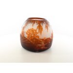 Vase Kameeglas Seerosenteich