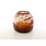 Vase Kameeglas Seerosenteich