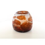 Vase Kameeglas Seerosenteich