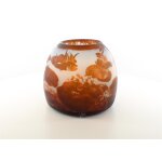 Vase Kameeglas Seerosenteich