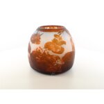 Vase Kameeglas Seerosenteich