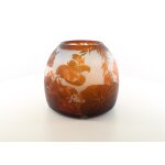 Vase Kameeglas Seerosenteich