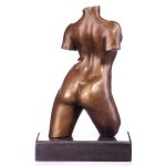 Moderne Bronzefigur Nakter Weiblicher Torso