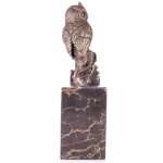 Bronzefigur Eule