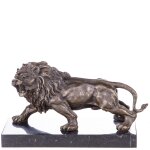 Bronzefigur Löwe