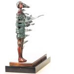 Moderne Bronzefigur