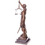 Bronzefigur Justitia