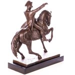 Bronzefigur Napoleon auf Pferd
