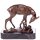Bronzefigur Reh mit Kitz