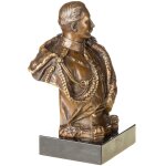 Bronzefigur Büste Kaiser Wilhelm II.