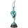 Moderne Bronzefigur abstrakter weiblicher Akt mit grüner Patina