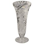 Vase Blumenvase 28 cm Transparent Bleikristall gebraucht...