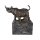 Bronzeskulptur Bronzefigur Laufender Wandelnder Nashorn