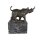 Bronzeskulptur Bronzefigur Laufender Wandelnder Nashorn
