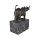 Bronzeskulptur Bronzefigur Laufender Wandelnder Nashorn