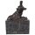 Bronzeskulptur Bronzefigur Zwei Badende Nilpferde Klassisch