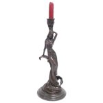Kerzenhalter Bronze Figur