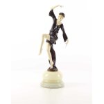 Bronzeskulptur Bronzefigur Herbsttänzerin The Autumn Dancer