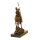 Bronzeskulptur Bronzefigur Bergabfahrt Bergabreiten