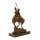 Bronzeskulptur Bronzefigur Bergabfahrt Bergabreiten
