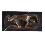 Bronzeskulptur Bronzefigur Mann Erotische Kunst Erotik Antik-Stil