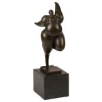 Bronzeskulptur Bronzefigur Frau Abstrakt-Stil #46278