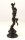 Bronzeskulptur Bronzefigur Faun mit Kleinem Bacchus