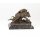Bronzeskulptur Bronzefigur Hunde Greifen Wildschwein An