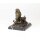 Bronzeskulptur Bronzefigur Hunde Greifen Wildschwein An