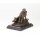 Bronzeskulptur Bronzefigur Hunde Greifen Wildschwein An