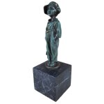Bronzeskulptur Bronzefigur Bronze Patiniert Kleines...
