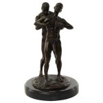 Bronzeskulptur Bronzefigur Erotik Liebesakt Nackte Gays...