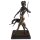 Bronzeskulptur Bronzefigur Diana mit Hund