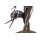 Bronzeskulptur Bronzefigur Diana mit Hund