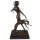 Bronzeskulptur Bronzefigur Diana mit Hund