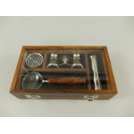 Nautikset Vernickelt Holzdose L 22cm