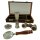 Nautikset Vernickelt Holzdose L 22cm