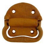 Eisen Truhengriffe Naturrost Farbig L 10cm