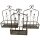 Eisen Wandhänger Rostig 3st. H 51-46x30/40cm