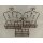 Eisen Wandhänger Rostig 3st. H 51-46x30/40cm