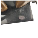 Bronzeskulptur Bronzefigur Erotik Akt Paar Mann Frau