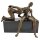 Bronzeskulptur Bronzefigur Erotik Akt Paar Mann Frau