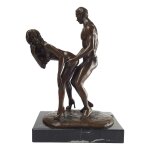 Bronzeskulptur Bronzefigur Erotik Akt verliebtes Paar...