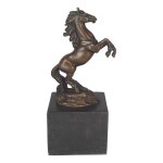Bronzeskulptur Bronzefigur Aufzuchthengst