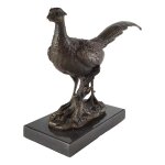 Bronzeskulptur Bronzefigur Fasan