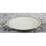 Kuchenteller Dessertteller Goldrand 21,2 cm Schönwald Form 301 Weiß gebraucht - akzeptabel