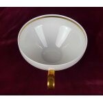 Teetasse Tasse Goldrand Zeh Scherzer 9003 Elfenbein Beige gebraucht - gut