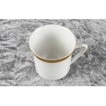 Kaffeetasse Tasse Goldrand Thomas Porzellan Unbekannte Formen Weiß gebraucht - gut